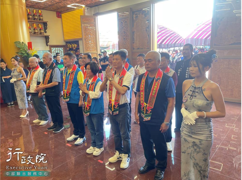 2026年7月18日李貴富副執行長出席後龍鎮玉虛玄靈宮行宮慶成大典，共3張圖片