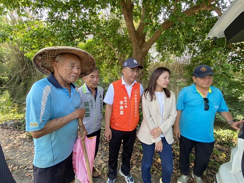 2026年4月13日李副執行長出席農業部農村水保署苗栗縣大湖鄉義和村義和橋上游野溪整治工程設計說明會，共2張圖片