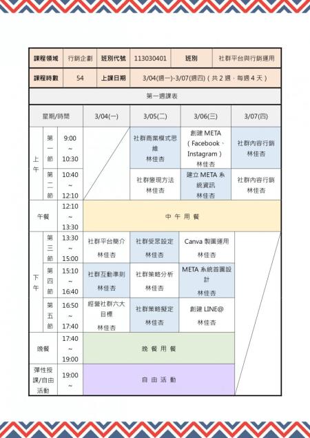 1社群平台與行銷運用